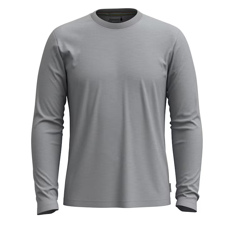 Smartwool Merino Socks Men's Perfect Crew Long Sleeve Tee - Image 3