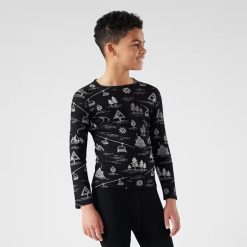 Alternative view of Smartwool Merino Socks Kids' Classic Thermal Merino Base Layer Crew