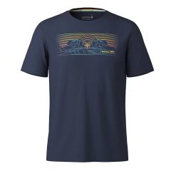 Alternative view of Smartwool Merino Socks Men's Mountain Sunrise Active Short Sleeve Graphic Tee