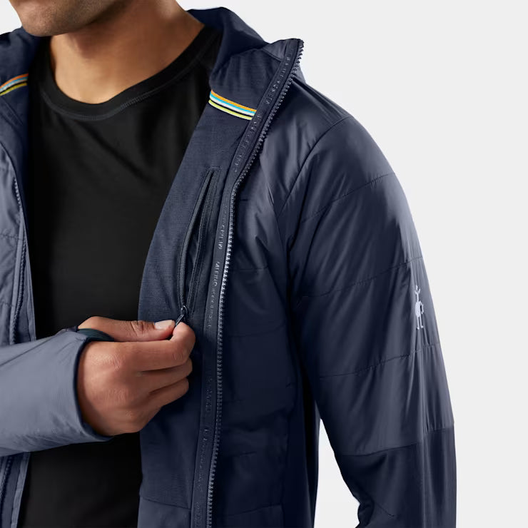 Smartwool Merino Socks Men's Smartloft Hooded Jacket - Image 4