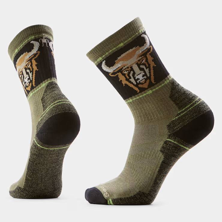 Smartwool Merino Socks Hike Bison Crew Socks