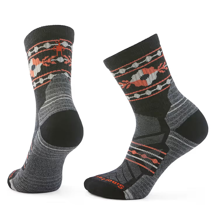 Smartwool Merino Socks Women's Hike Retro Floral Mid Crew Socks