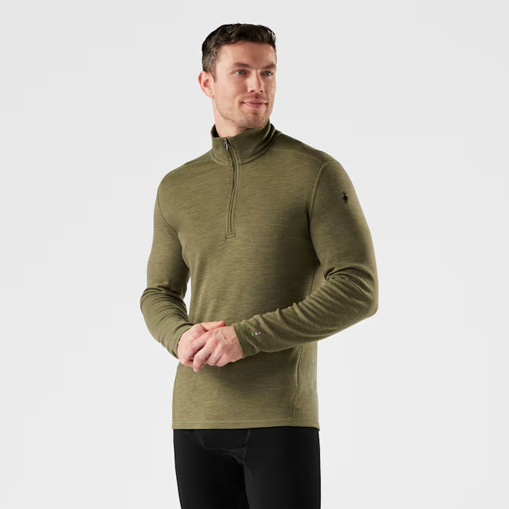 Smartwool Merino Socks Men's Classic Thermal Merino Base Layer 1/4 Zip