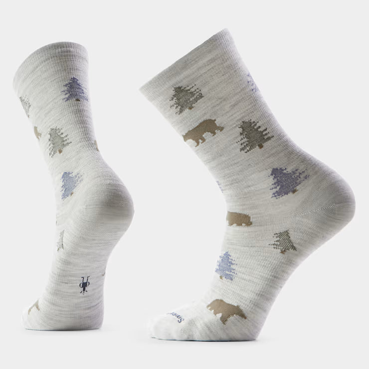Smartwool Merino Socks Everyday Through the Trees Crew Socks