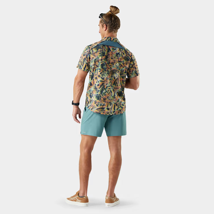 Smartwool Merino Socks Men's Everyday Short Sleeve Button Down - Image 2