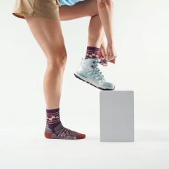 Alternative view of Smartwool Merino Socks Women's Hike Retro Floral Mid Crew Socks