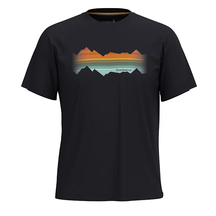 Smartwool Merino Socks Mountain Horizon Short Sleeve Graphic Tee - Image 2