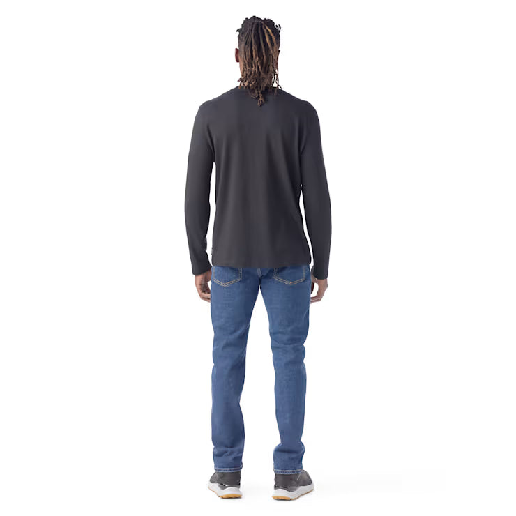Smartwool Merino Socks Men's Perfect Crew Long Sleeve Tee - Image 2