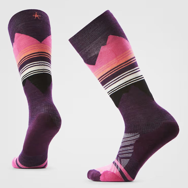 Smartwool Merino Socks Women's Ski Pattern Over The Calf Socks