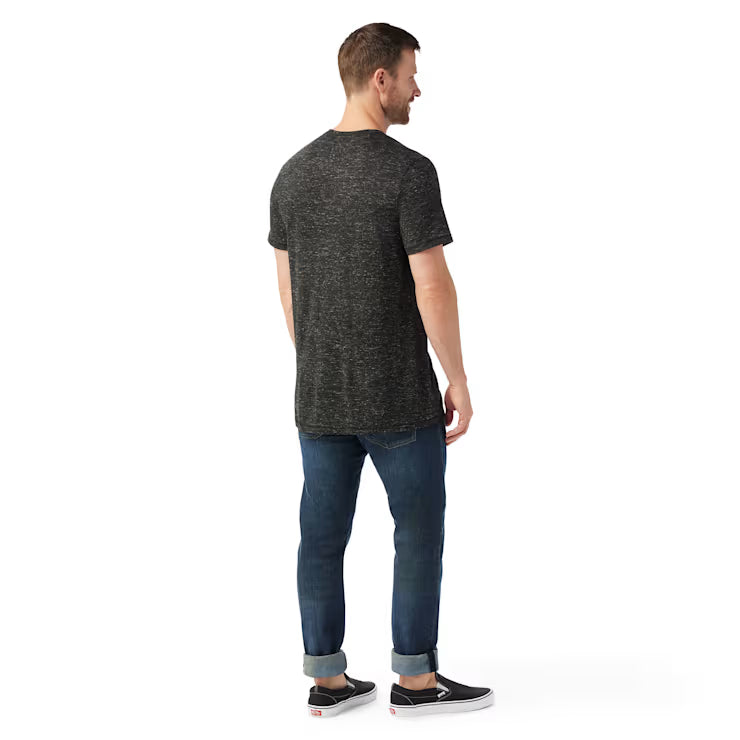 Smartwool Merino Socks Men's Merino Hemp Blend Short Sleeve Pocket Tee - Image 2