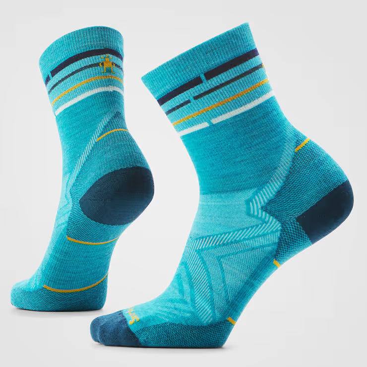 Smartwool Merino Socks Women's Run Zero Cushion Mid Crew Socks