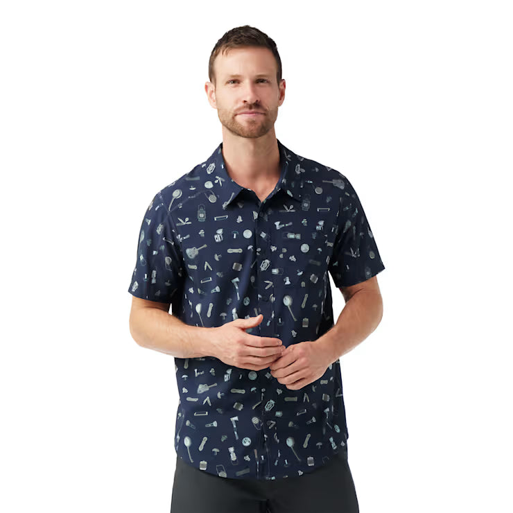 Smartwool Merino Socks Men's Everyday Short Sleeve Button Down