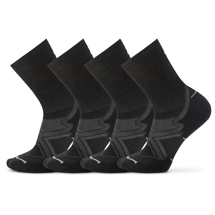 Smartwool Merino Socks Run Cold Weather Crew Socks 4-pack