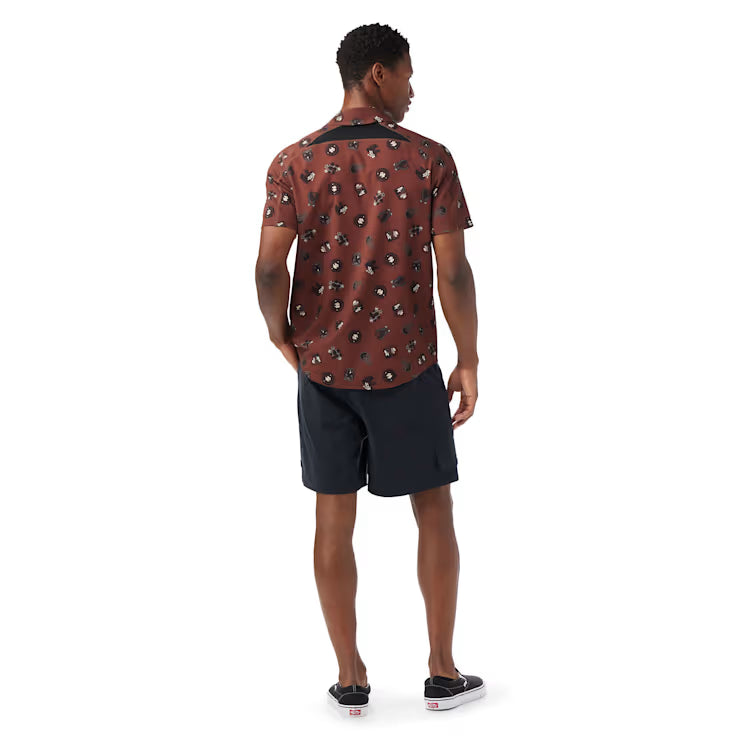 Smartwool Merino Socks Men's Everyday Short Sleeve Button Down - Image 2