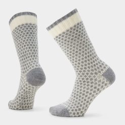 Smartwool Merino Socks Women's Everyday Cozy Popcorn Polka Dot Crew Socks