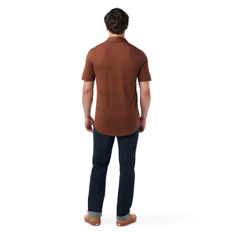 Smartwool Merino Socks Men's Short Sleeve Button Down - Image 3