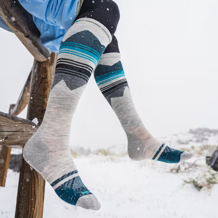Smartwool Merino Socks Women's Ski Pattern Over The Calf Socks - Image 4
