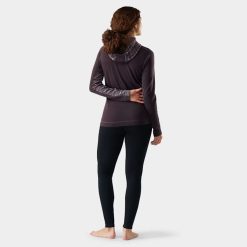 Alternative view of Smartwool Merino Socks Women's Classic Thermal Merino Base Layer 1/2 Zip Hoodie