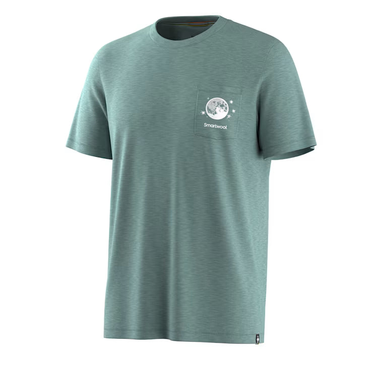 Smartwool Merino Socks Men's Merino Hemp Blend Peak Pints Short Sleeve Graphic Tee - Image 3