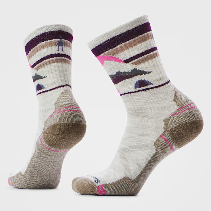 Smartwool Merino Socks Women's Hike Mountain Moon Crew Socks
