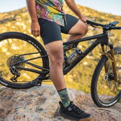 Alternative view of Smartwool Merino Socks Bike Aloha Forest Print Crew Socks