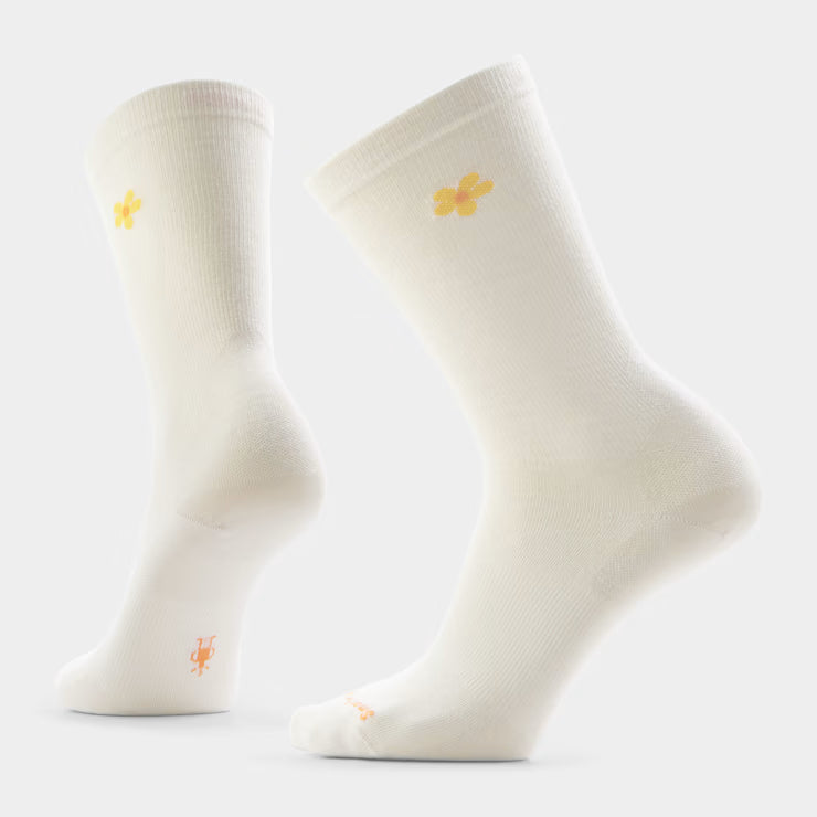 Smartwool Merino Socks Women's Everyday Groovy Bloom Crew Socks
