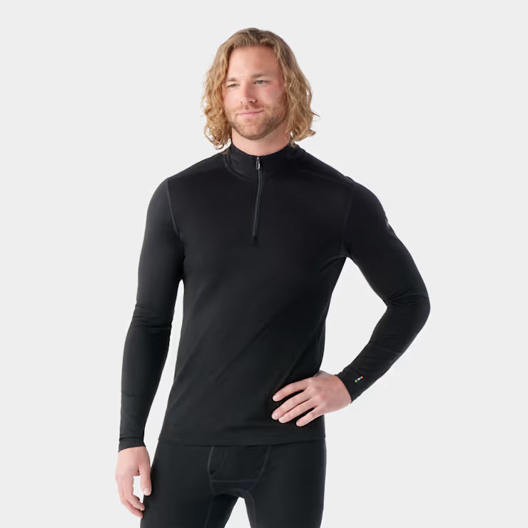 Smartwool Merino Socks Men's Classic All-Season Merino Base Layer 1/4 Zip